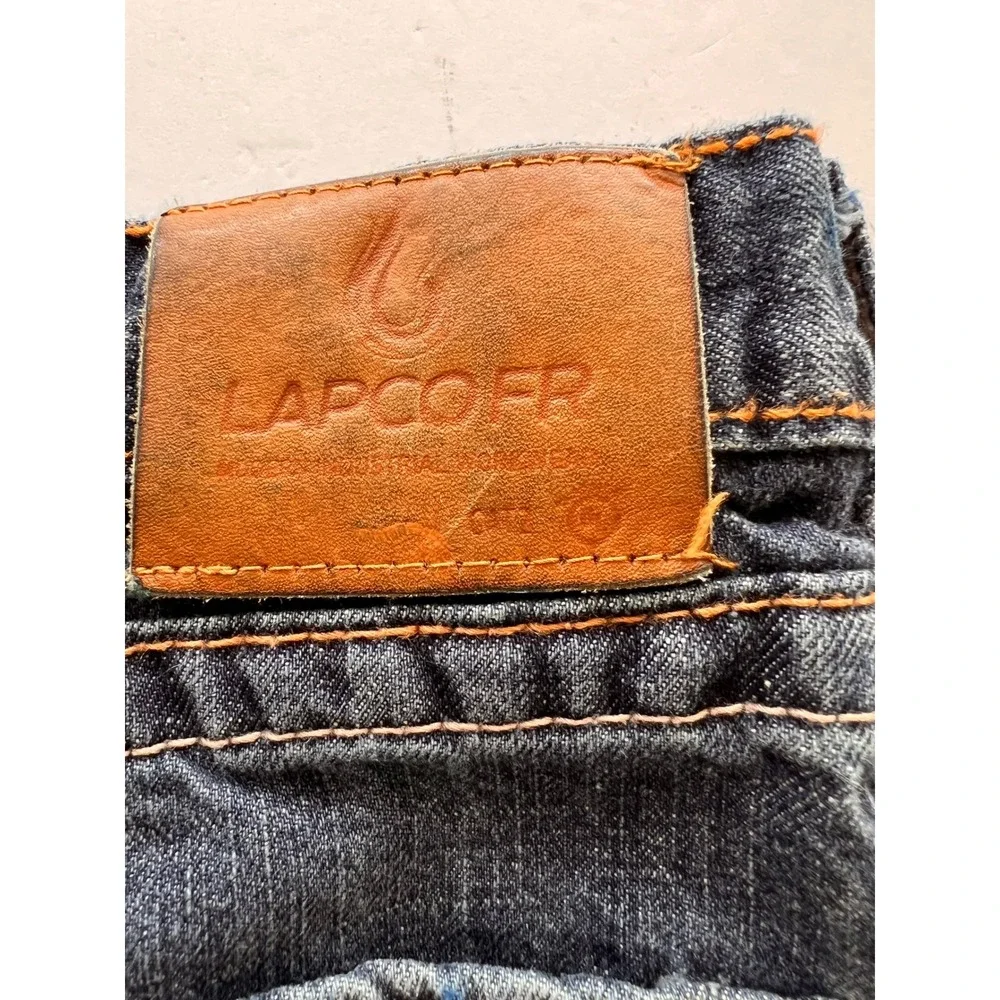 LAPCO FR Mens Flame Resistant Work Jeans 42x32 Blue Denim See Measurements 39-29